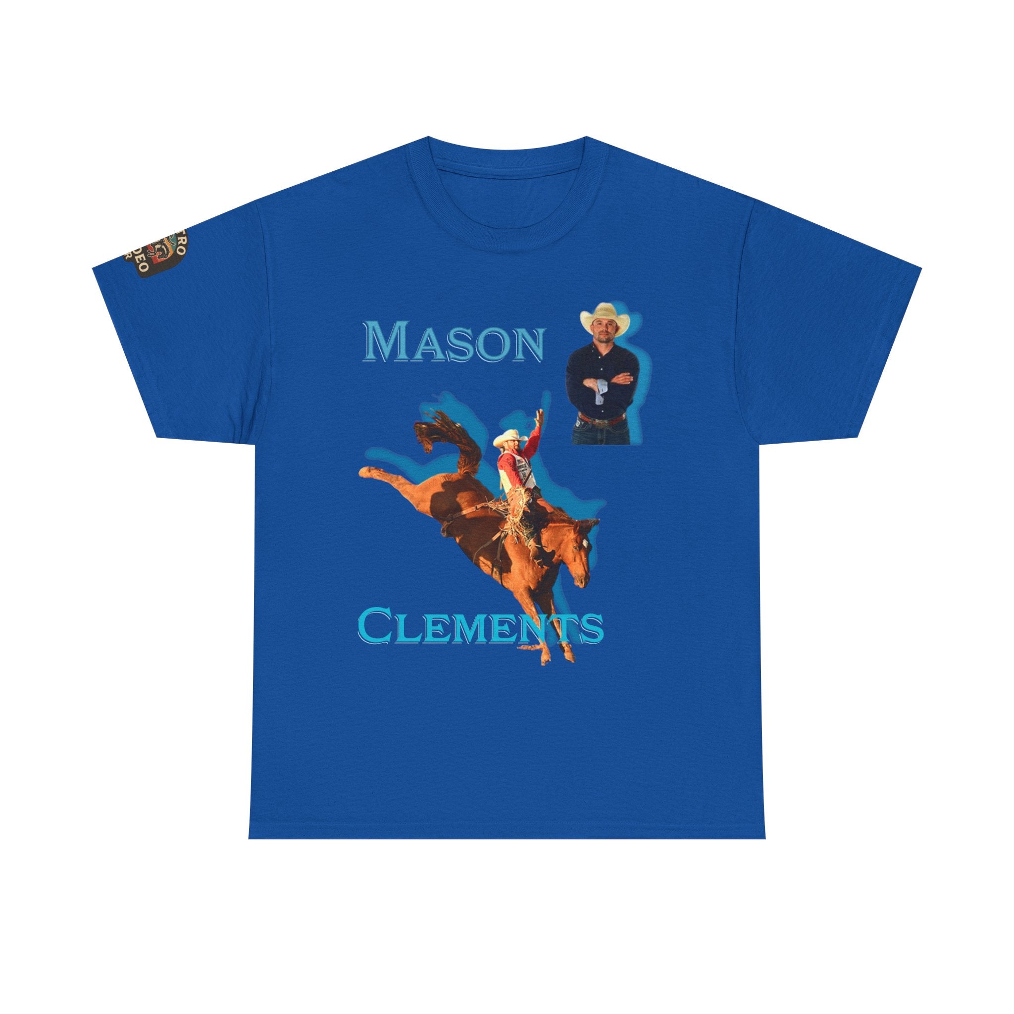 Mason Clements Bareback Rider T-Shirt | 5X NFR Qualifier Utah Cowboy Graphic Tee
