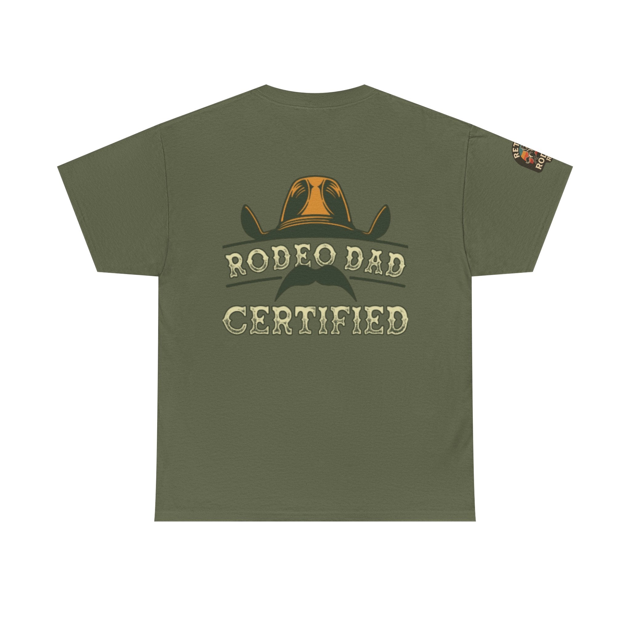 Rodeo Dad Certified Unisex Heavy Cotton Tee