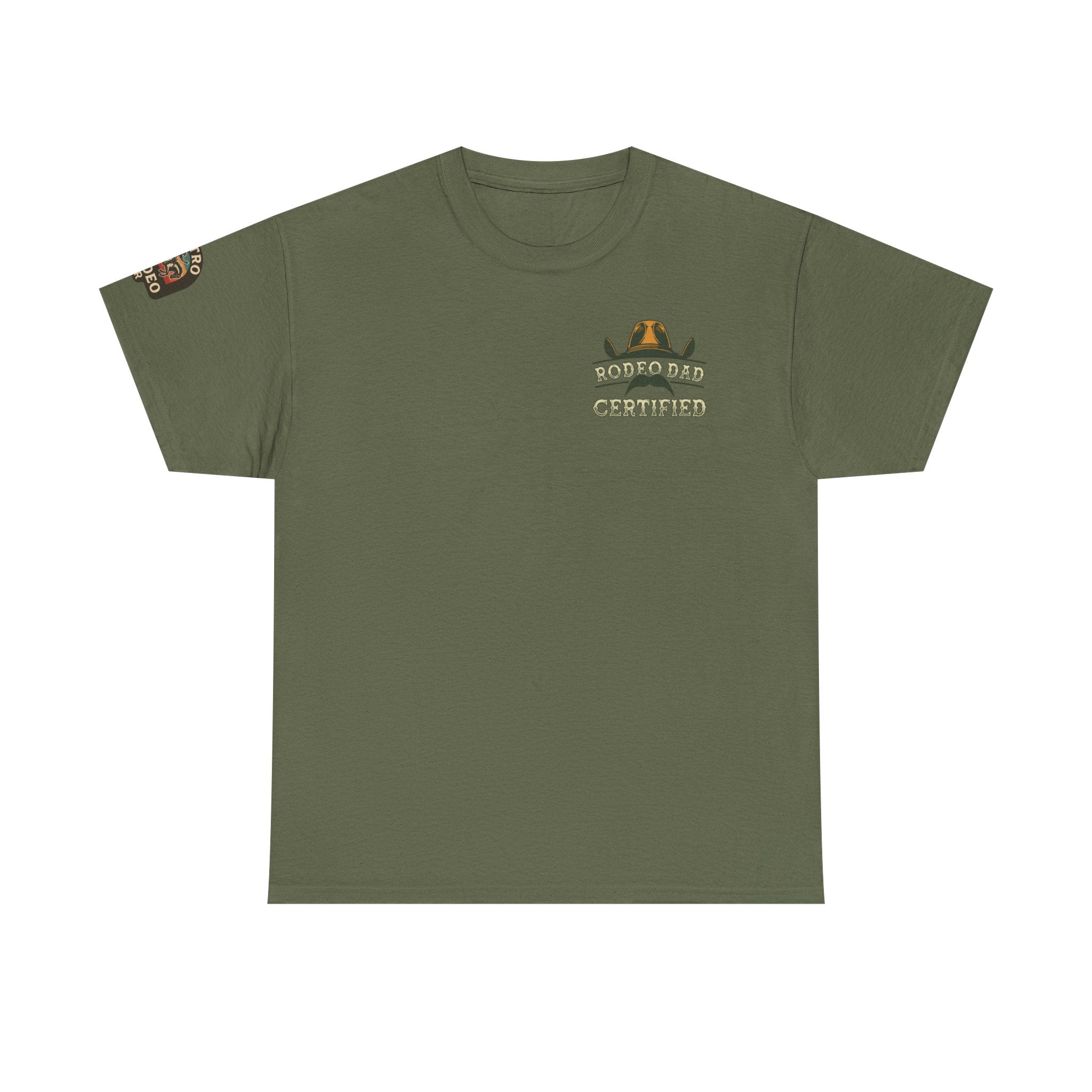 Rodeo Dad Certified Unisex Heavy Cotton Tee