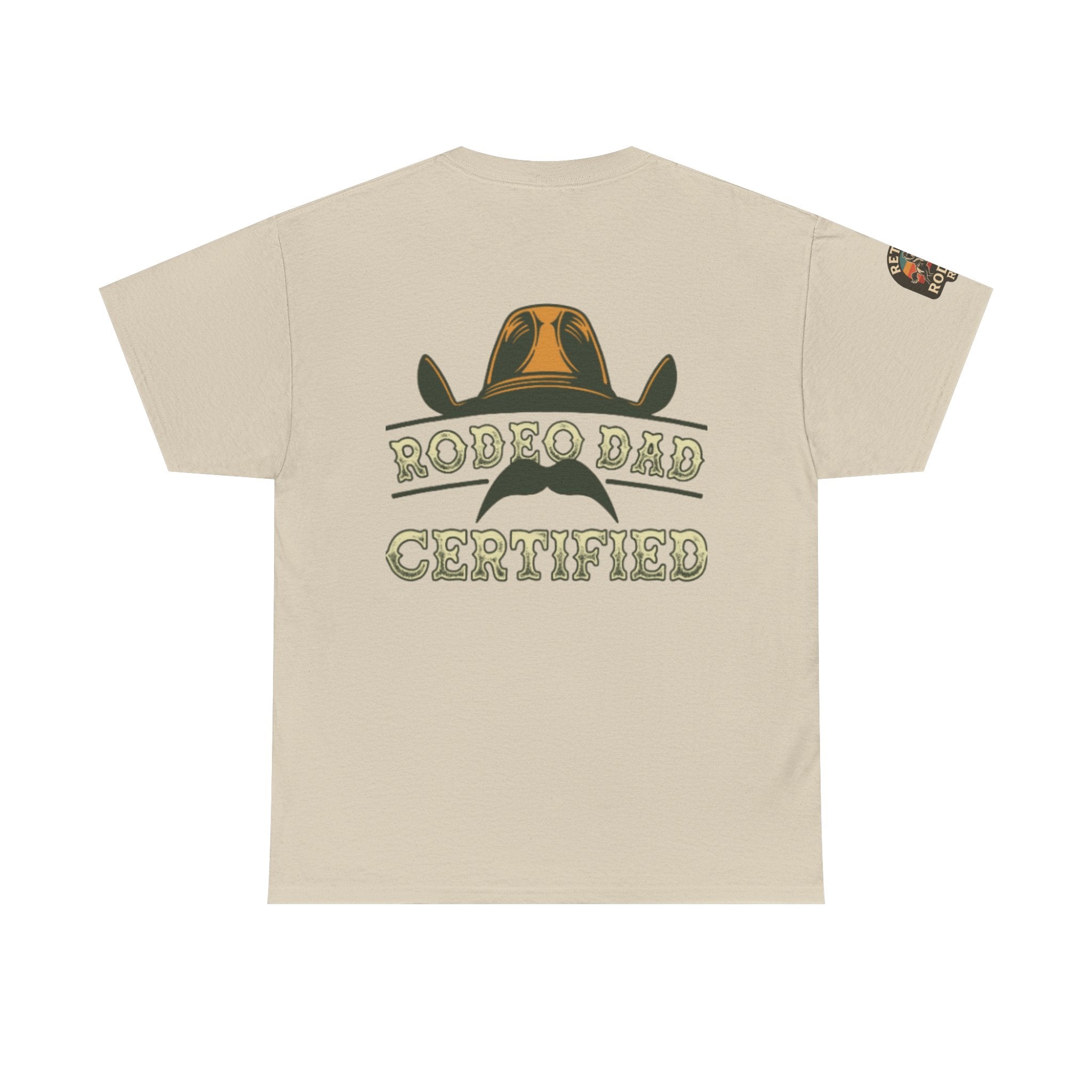 Rodeo Dad Certified Unisex Heavy Cotton Tee