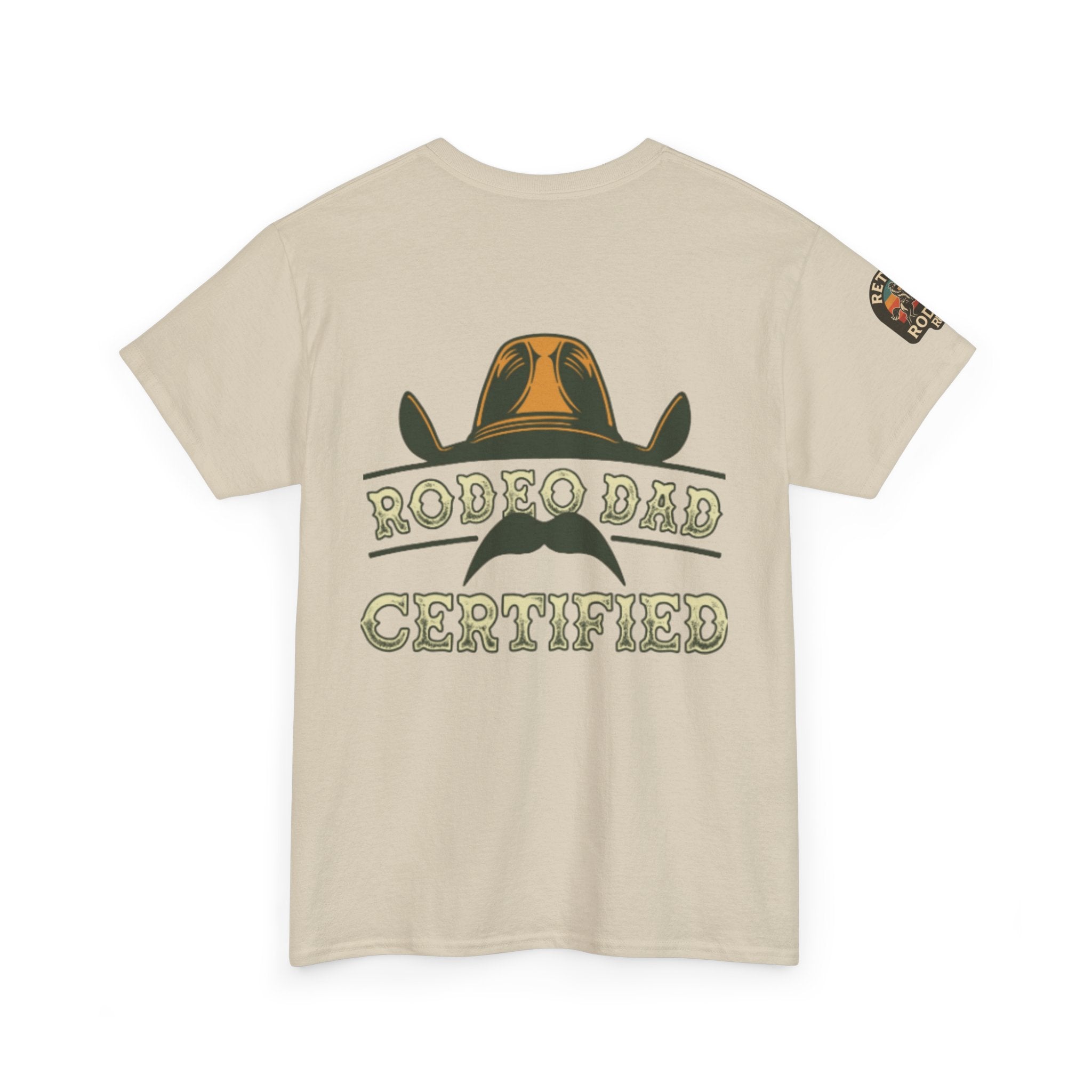 Rodeo Dad Certified Unisex Heavy Cotton Tee