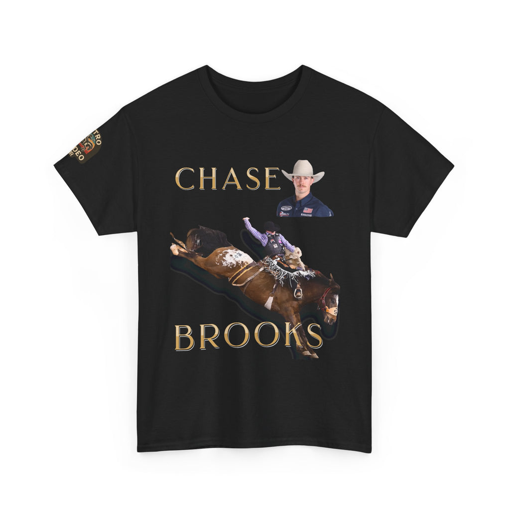 Chase Brooks Saddle Bronc T-Shirt | 6X NFR Qualifier Montana Cowboy Graphic T-Shirt