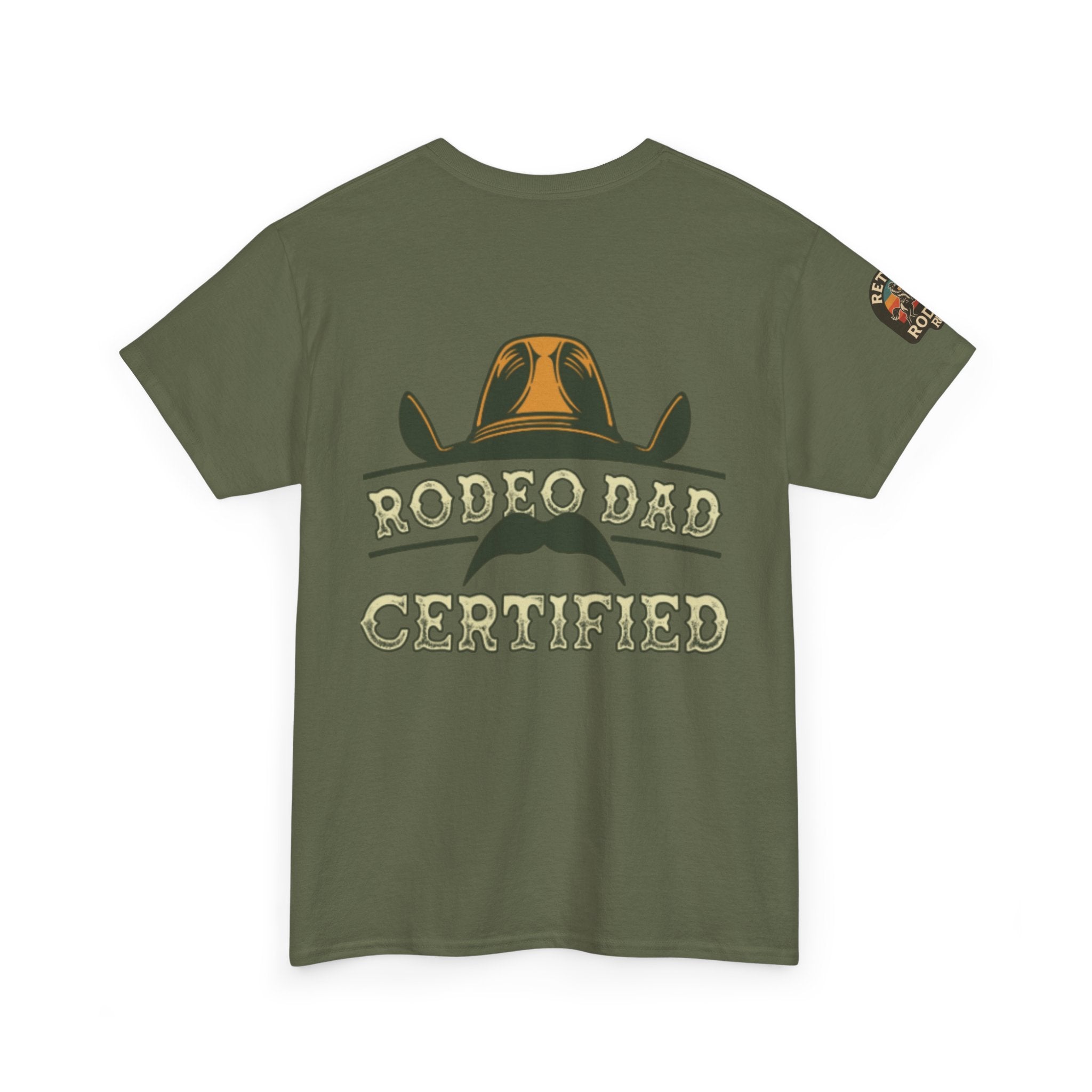 Rodeo Dad Certified Unisex Heavy Cotton Tee