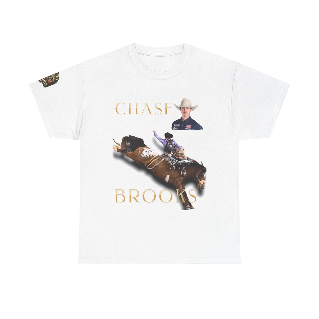 Chase Brooks Saddle Bronc T-Shirt | 6X NFR Qualifier Montana Cowboy Graphic T-Shirt