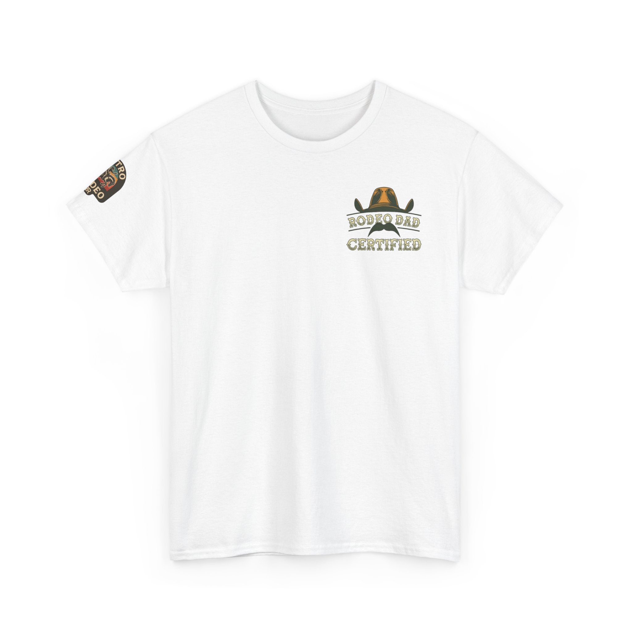 Rodeo Dad Certified Unisex Heavy Cotton Tee
