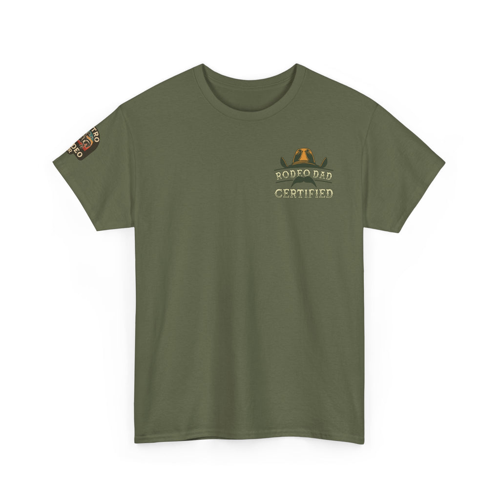 Rodeo Dad Certified Unisex Heavy Cotton Tee