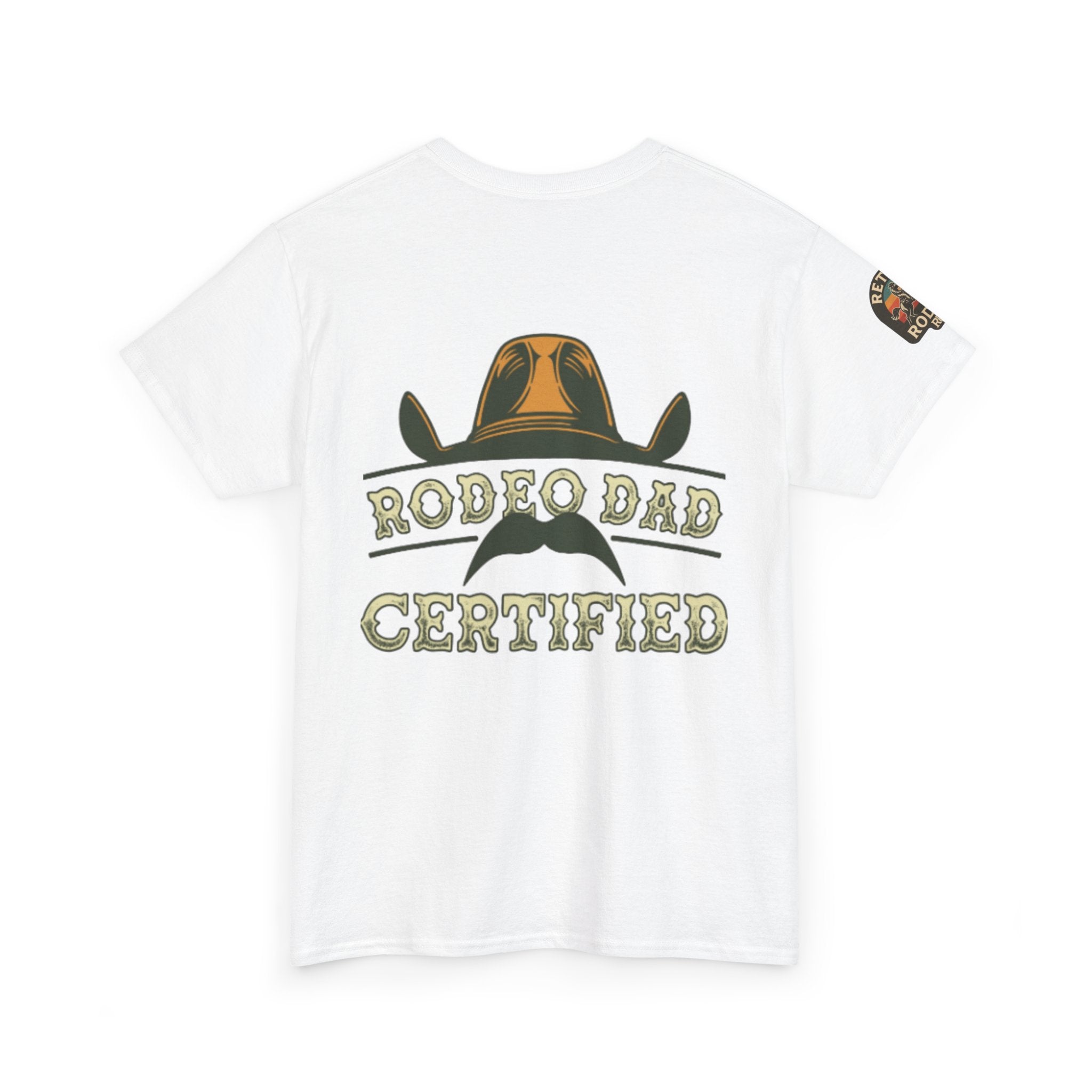 Rodeo Dad Certified Unisex Heavy Cotton Tee
