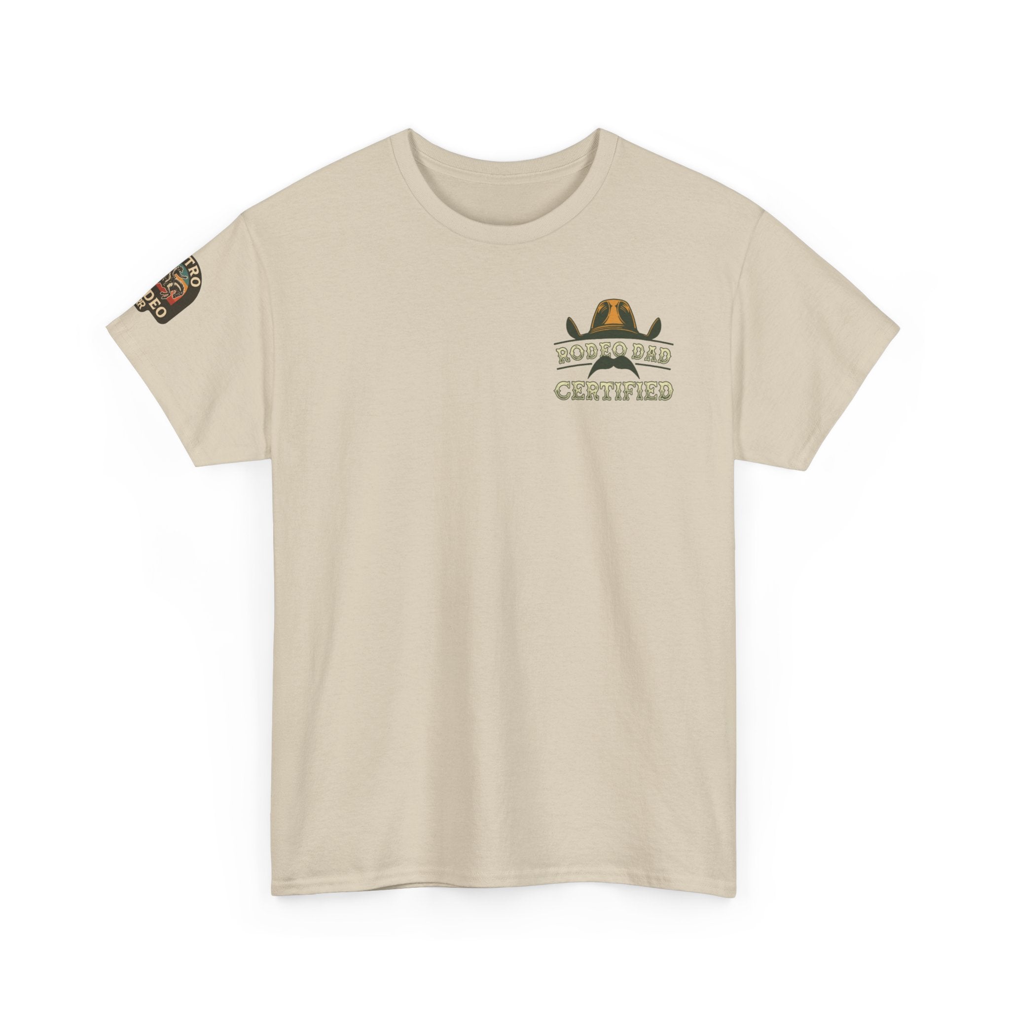 Rodeo Dad Certified Unisex Heavy Cotton Tee