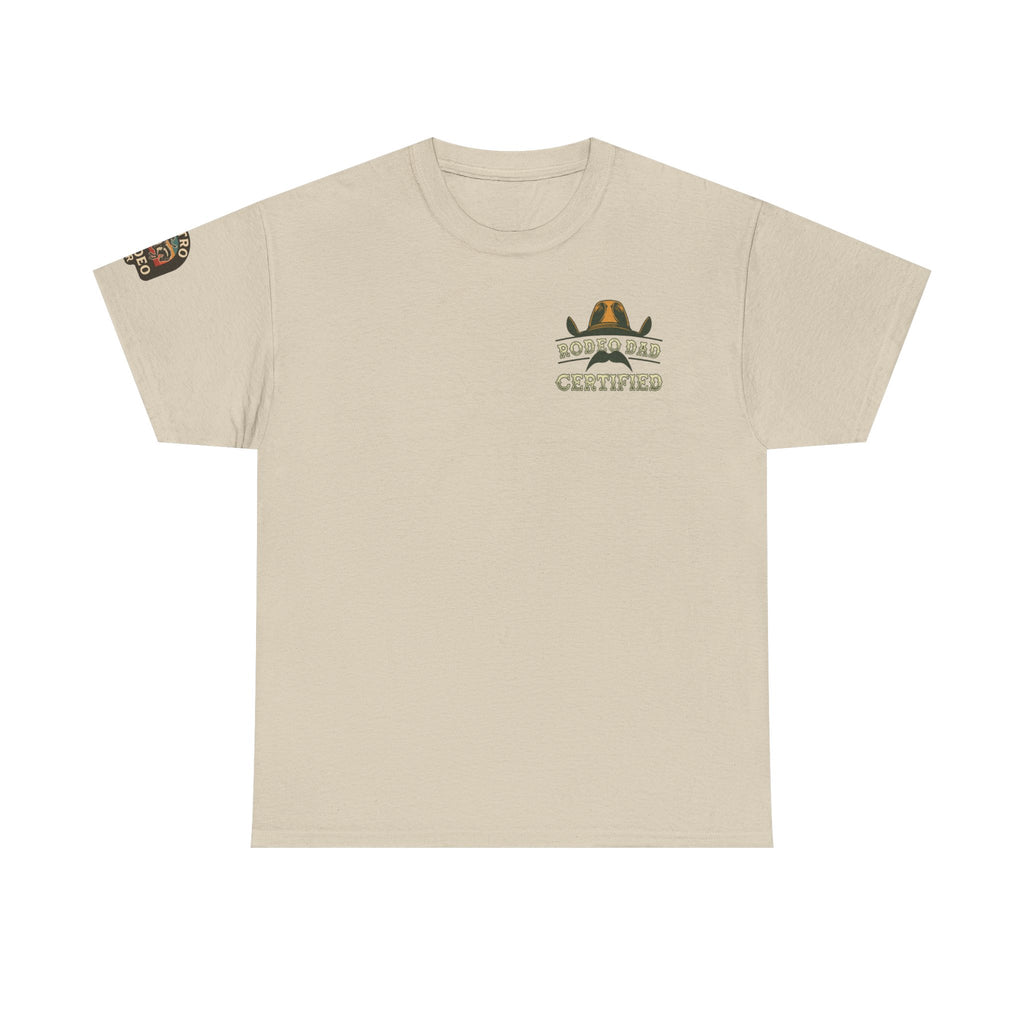 Rodeo Dad Certified Unisex Heavy Cotton Tee